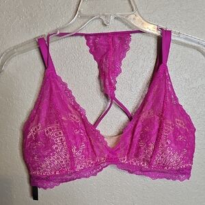 TellTale Large Pink Lace‎ Racerback Bralette
